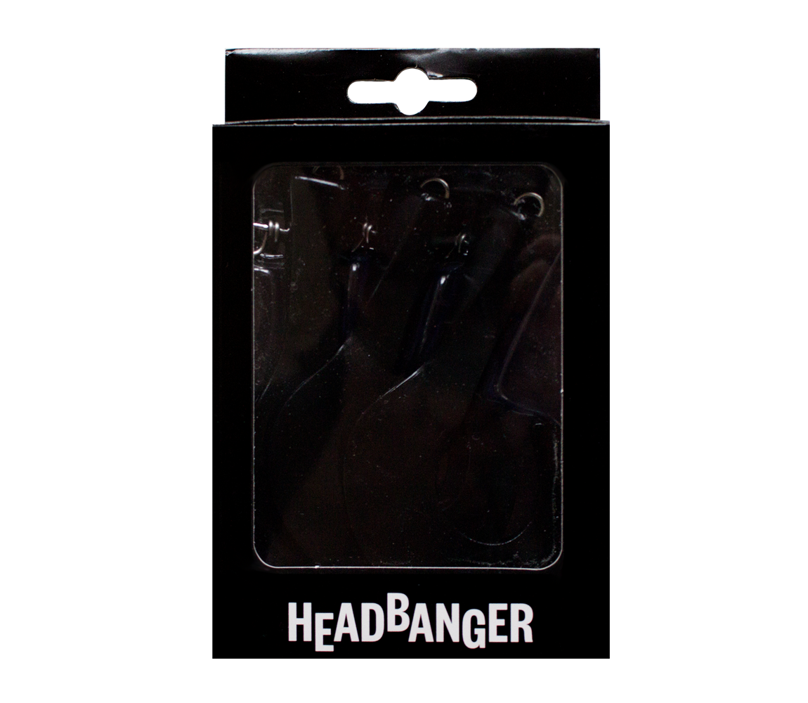 HEADBANGER TAIL 23CM REPLACEMENT TAILS 3PCS BLACK HT-23-RT-BL.jpeg Headbanger Tail 23cm Replacement Tails